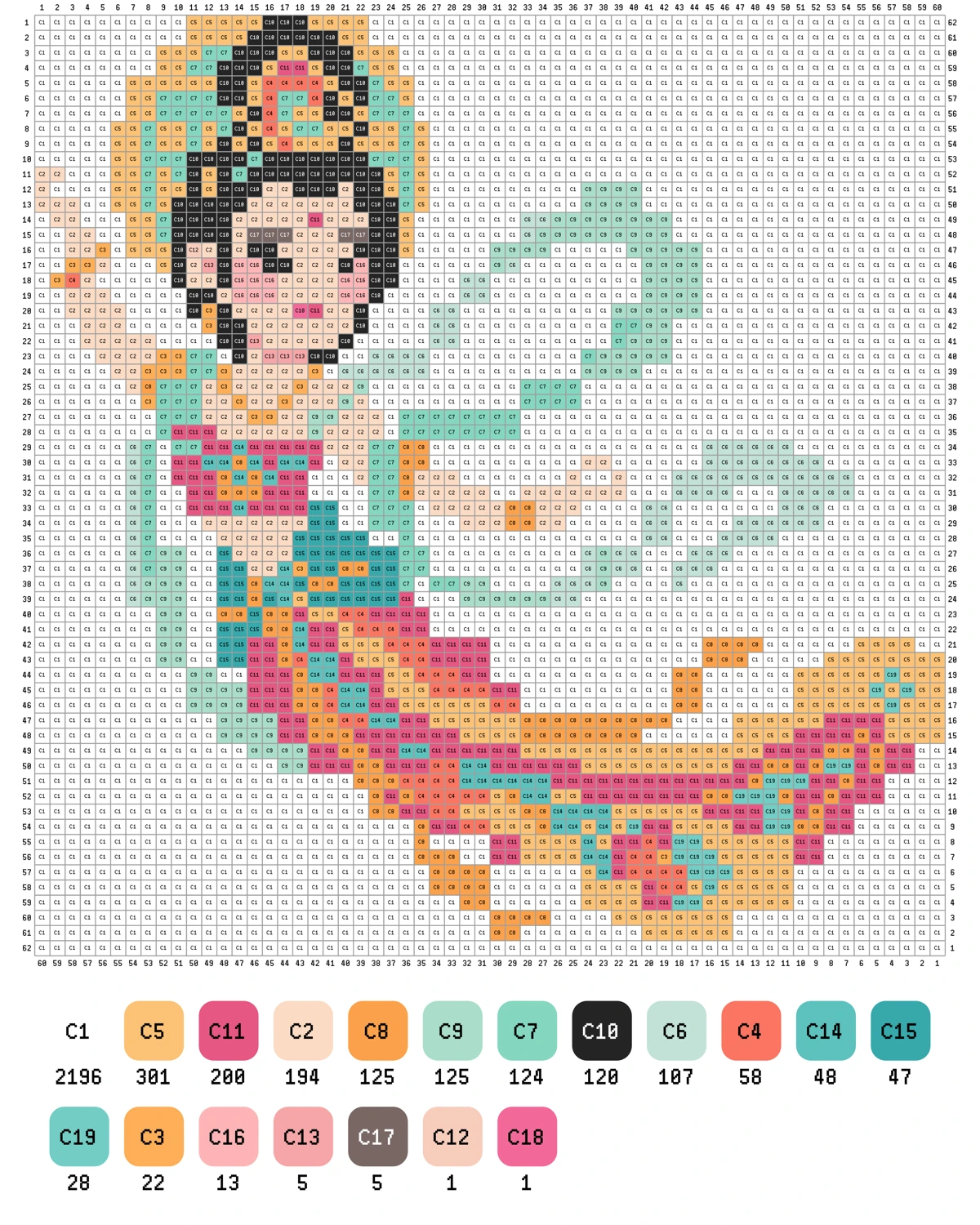 Dunhuang Flying Apsara Fuse Bead Pattern