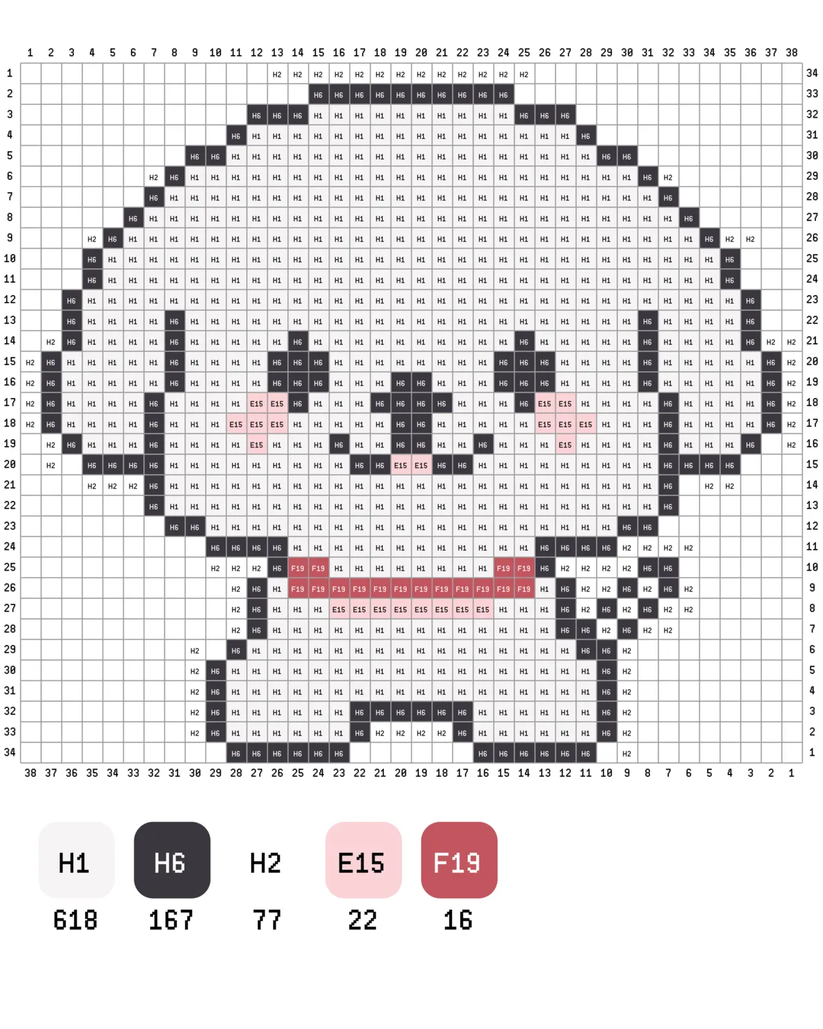 Lucky White Puppy Fuse Bead Pattern